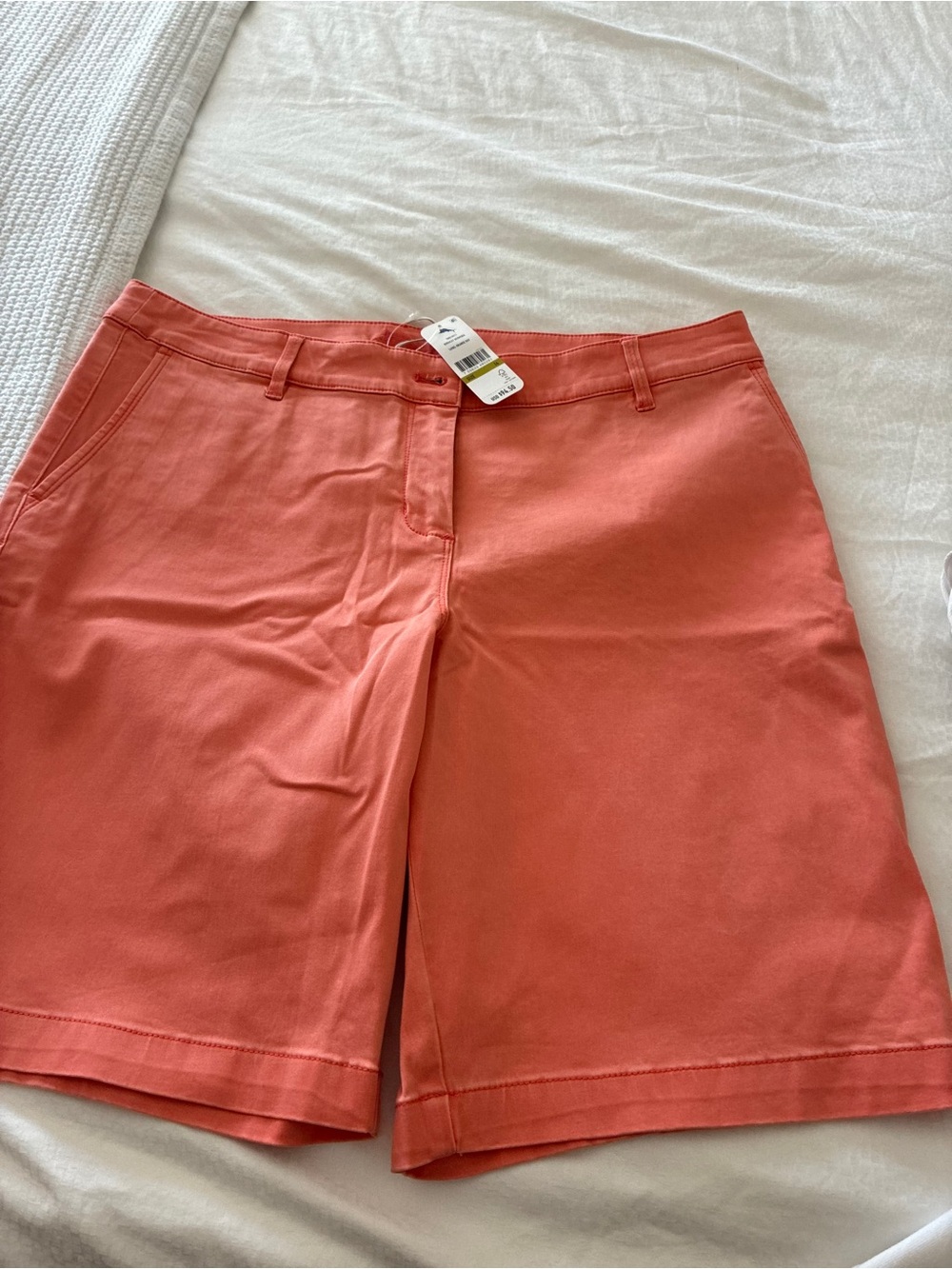 Tommy Bahama Boracay Bermuda Shorts - 10” Inseam - Orange Ray